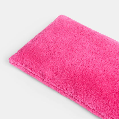 Teddy Bolster Pillow – Hot Pink