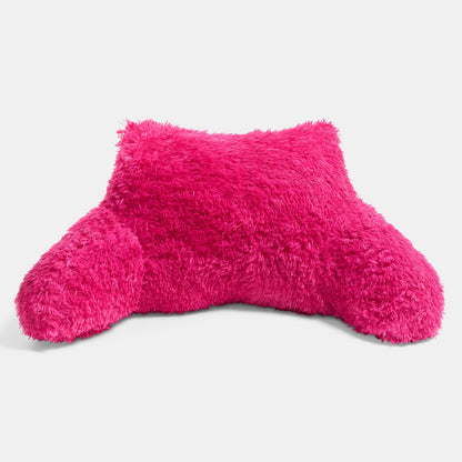 Long Hair Cuddle Cushion – Hot Pink