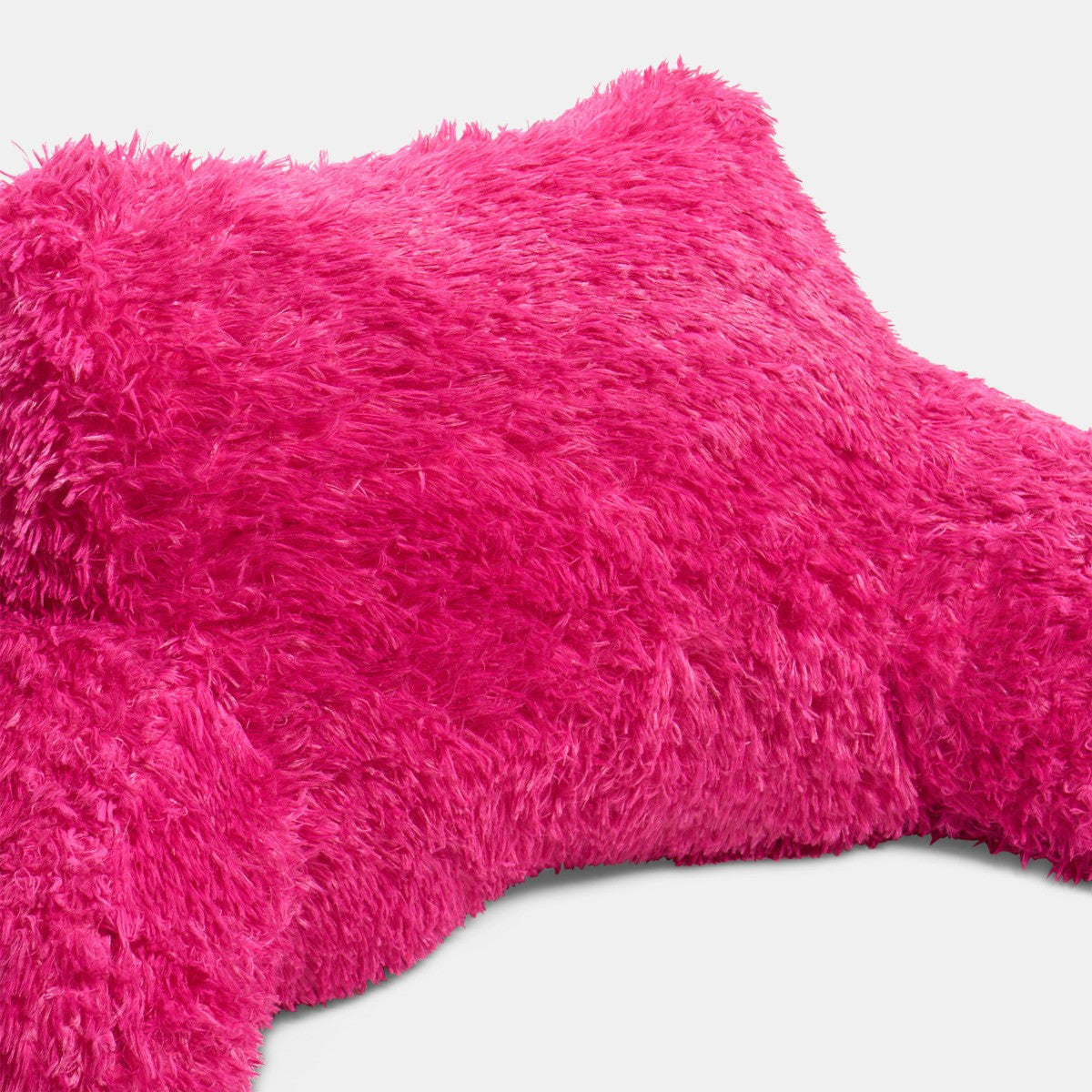 Long Hair Cuddle Cushion – Hot Pink