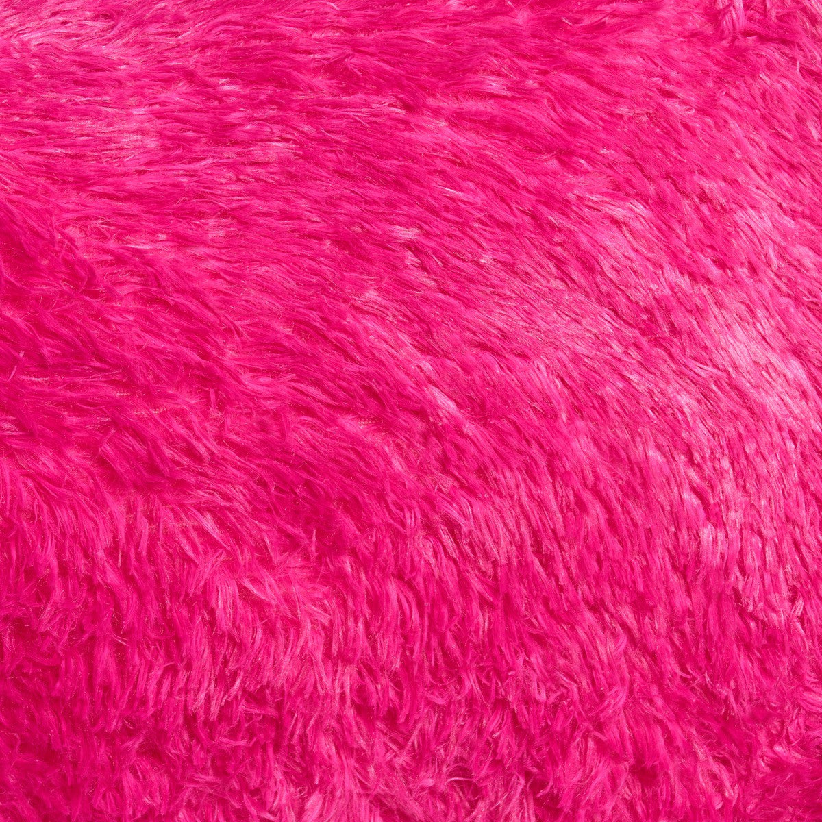 Long Hair Cuddle Cushion – Hot Pink