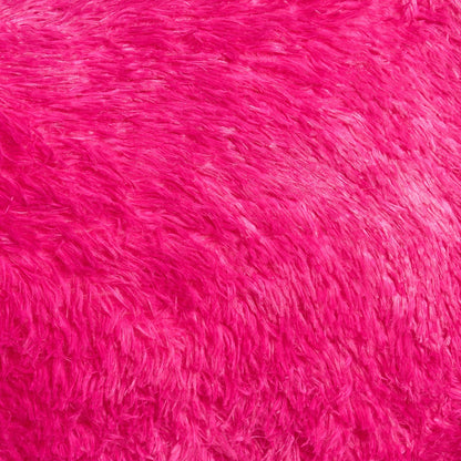 Long Hair Cuddle Cushion – Hot Pink