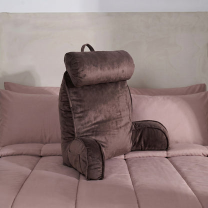 Cuddle Cushion with Head Rest – Coffee