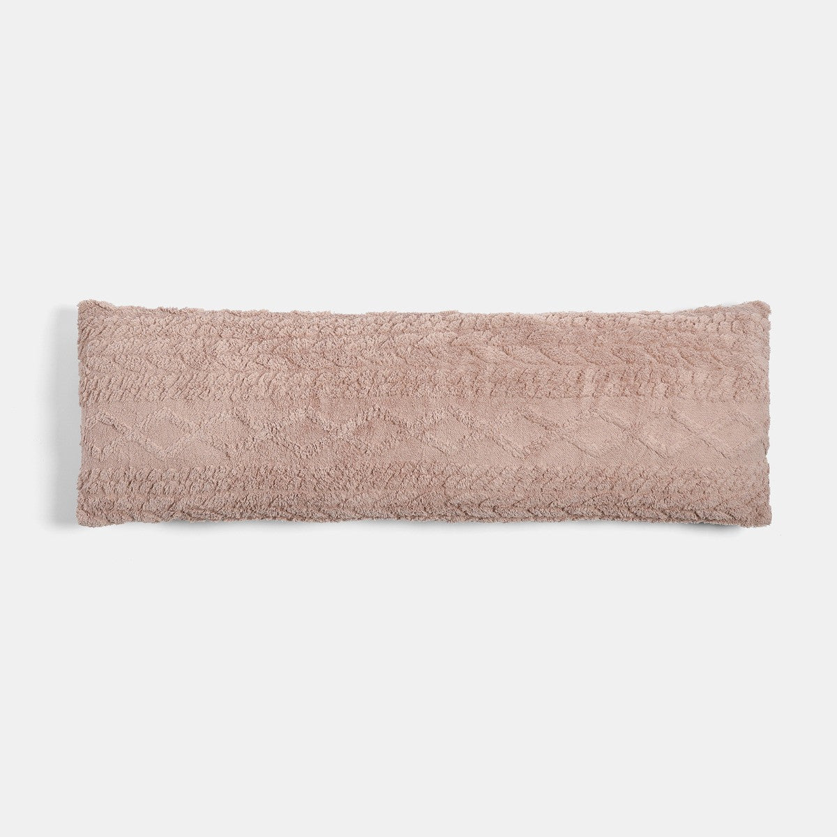 Cable Knit Bolster Pillow – Natural