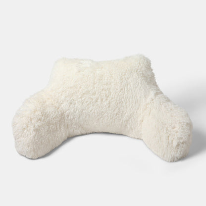 Long Hair Cuddle Cushion – Ivory