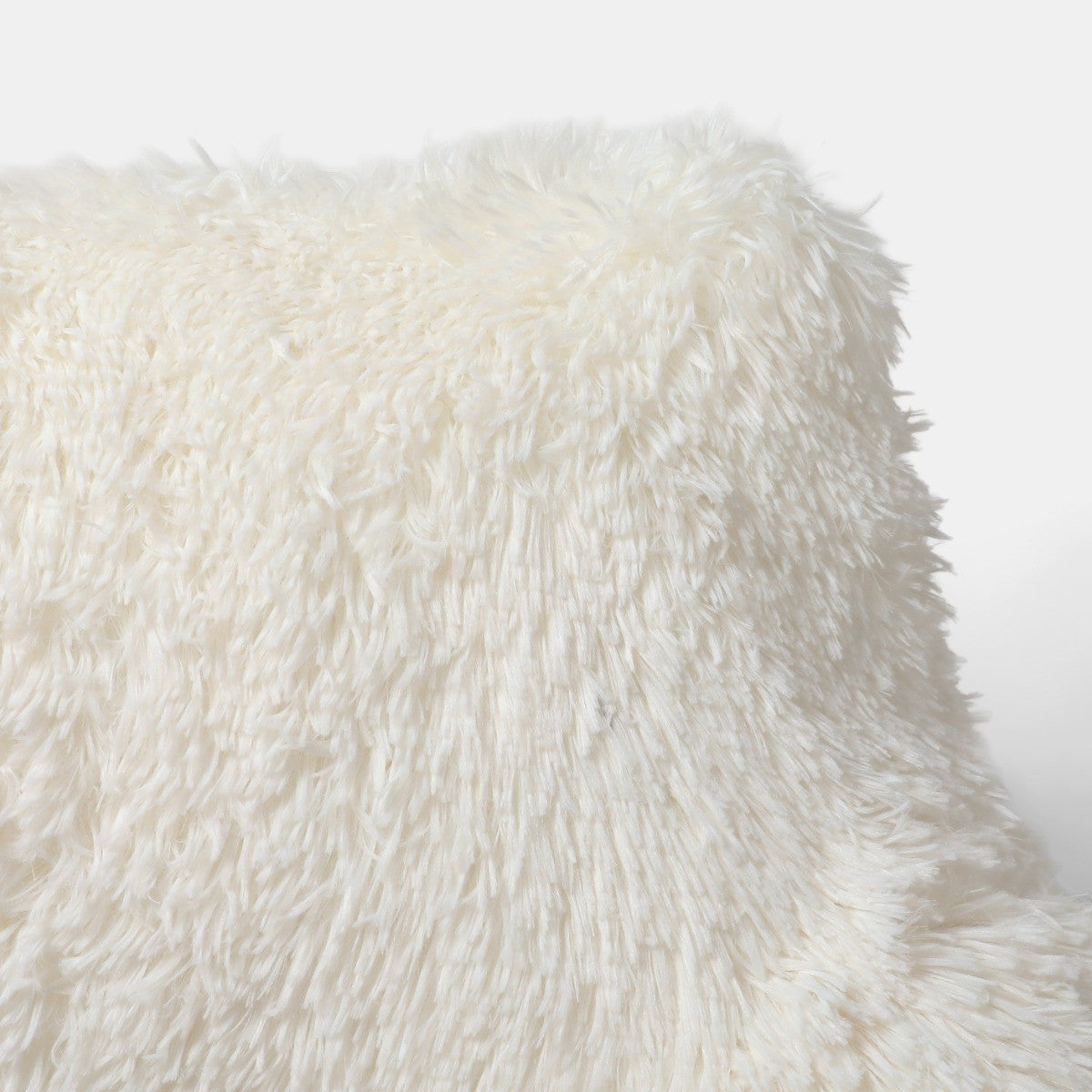 Long Hair Cuddle Cushion – Ivory