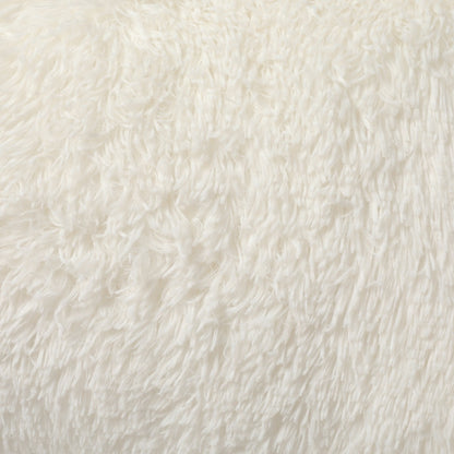 Long Hair Cuddle Cushion – Ivory