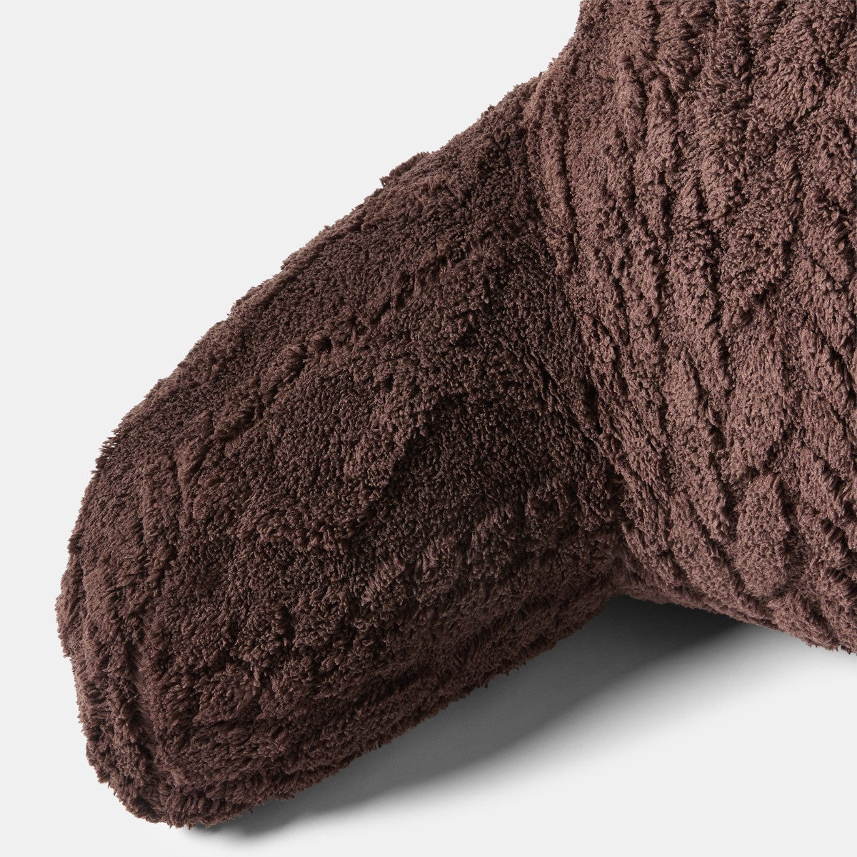 Cable Knit Cuddle Cushion – Coffee