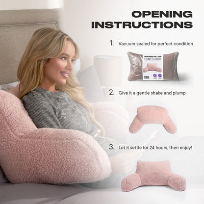 Teddy Cuddle Cushion – Blush