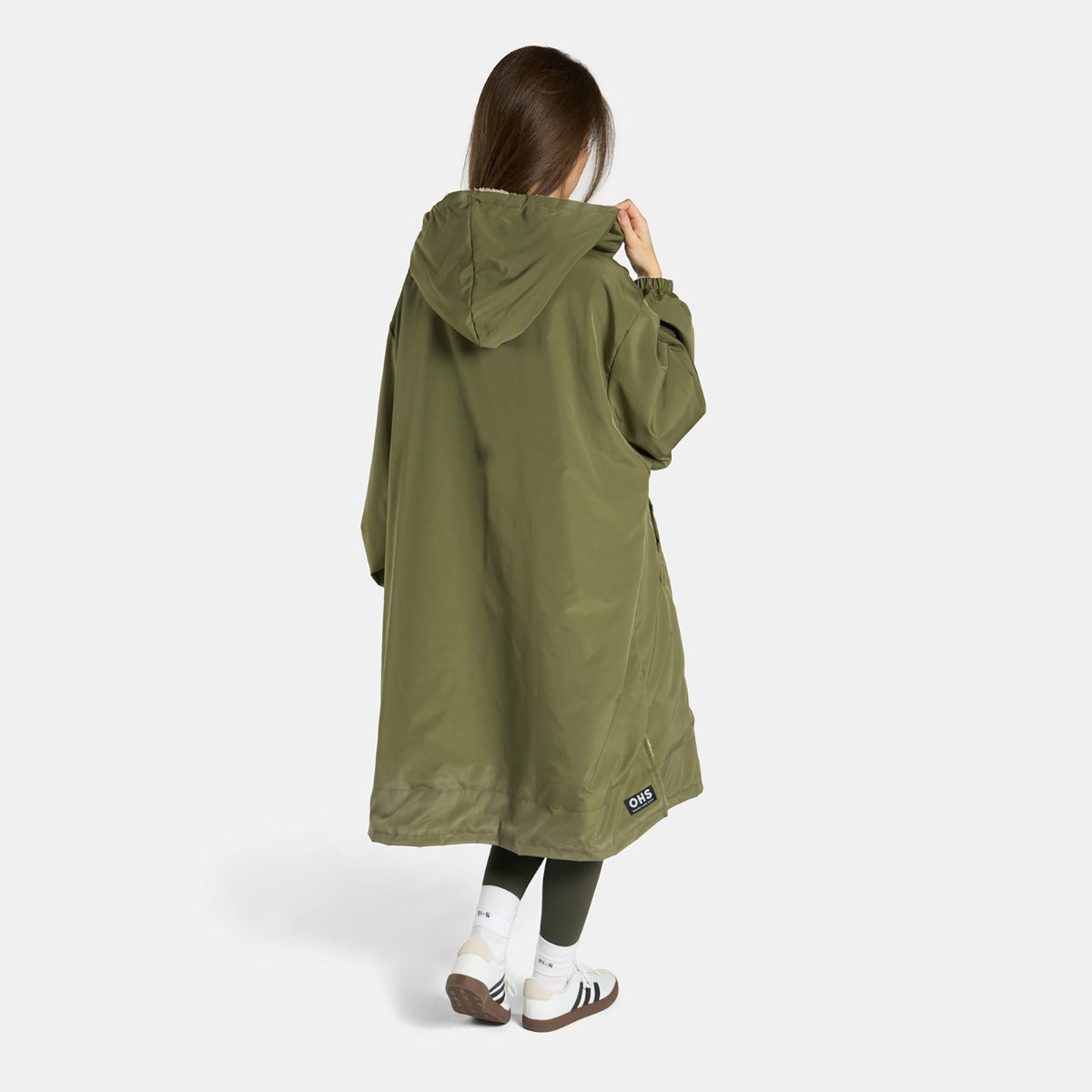 Water Resistant Sherpa Drying Robe – Khaki/Beige