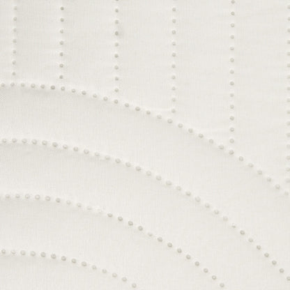 Arches Embossed Pinsonic Throw – Cream