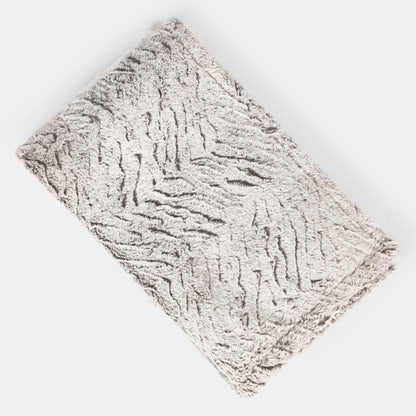 Faux Fur Two Tone Throw – Natural