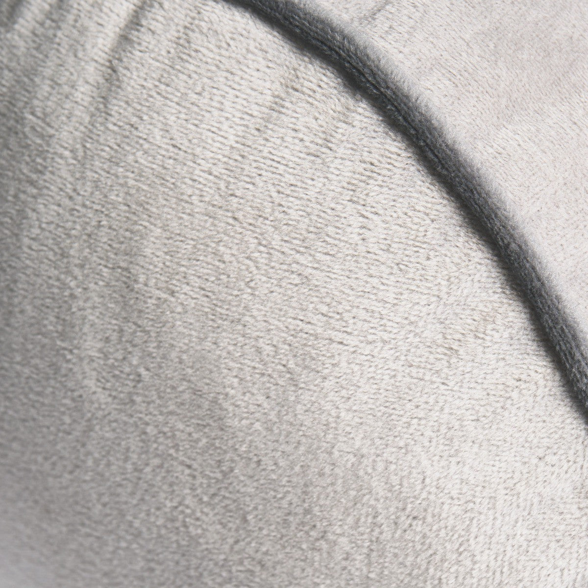 Matte Velvet Bolster Cushion – Grey/Charcoal