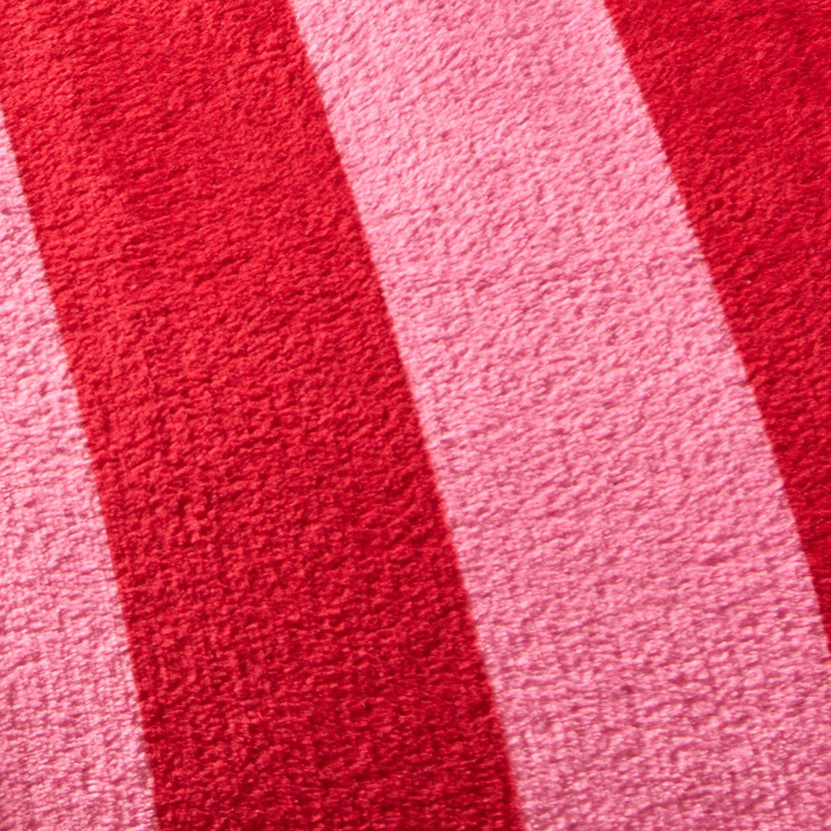 Stripe Print Ultra Soft Throw – Pink/Red
