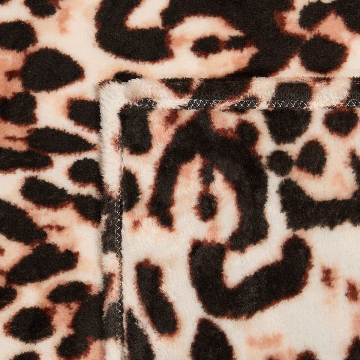 Leopard Print Ultra Soft Throw – Natural