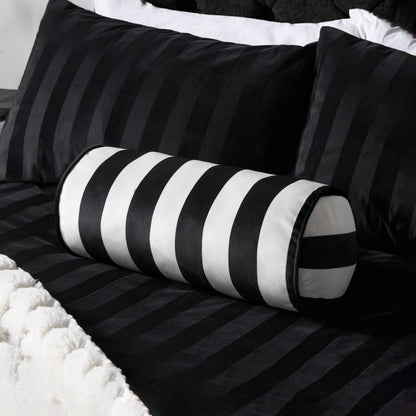 Stripe Bolster Pillow – Monochrome
