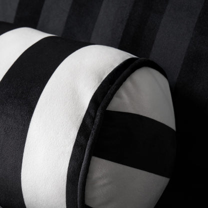 Stripe Bolster Pillow – Monochrome