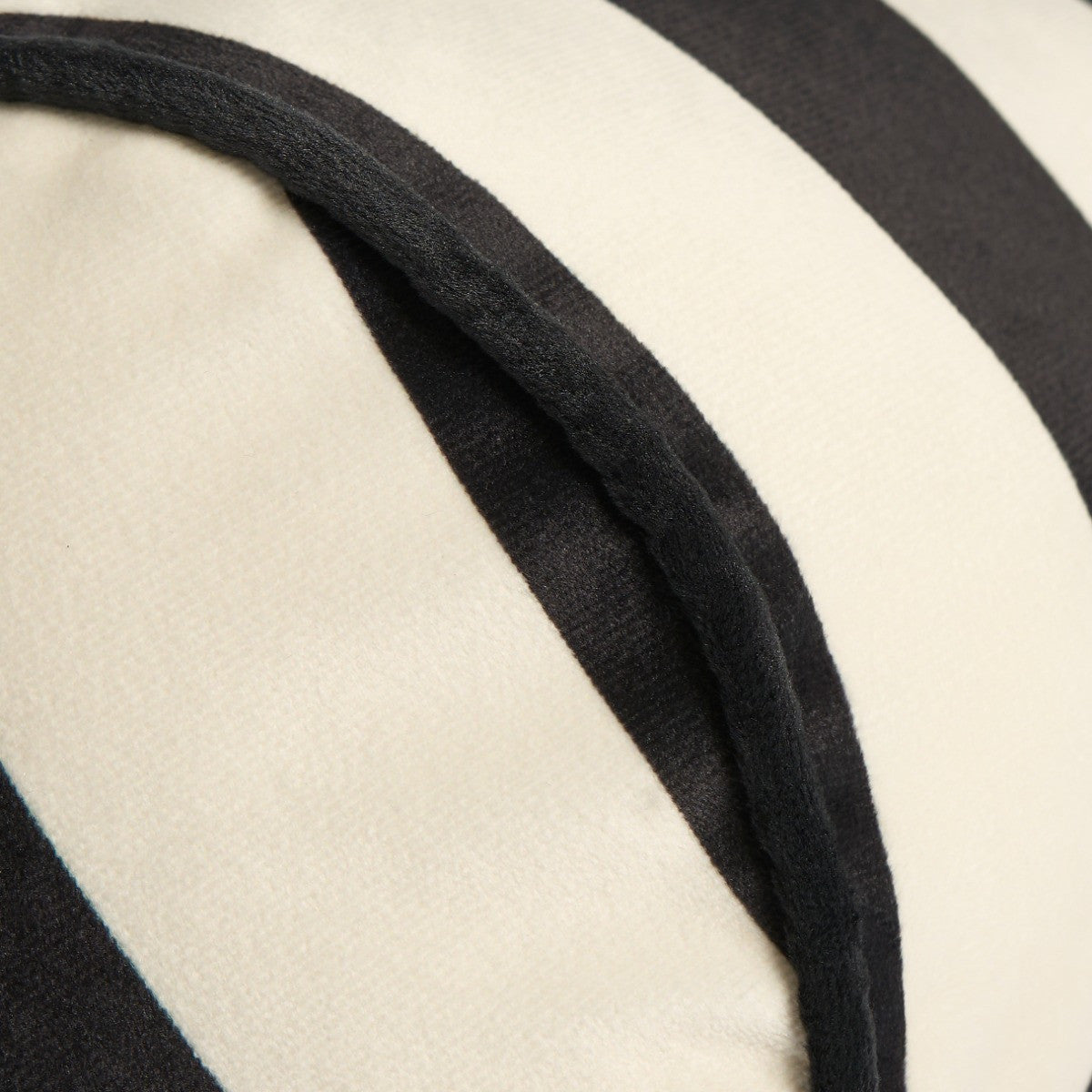 Stripe Bolster Pillow – Monochrome