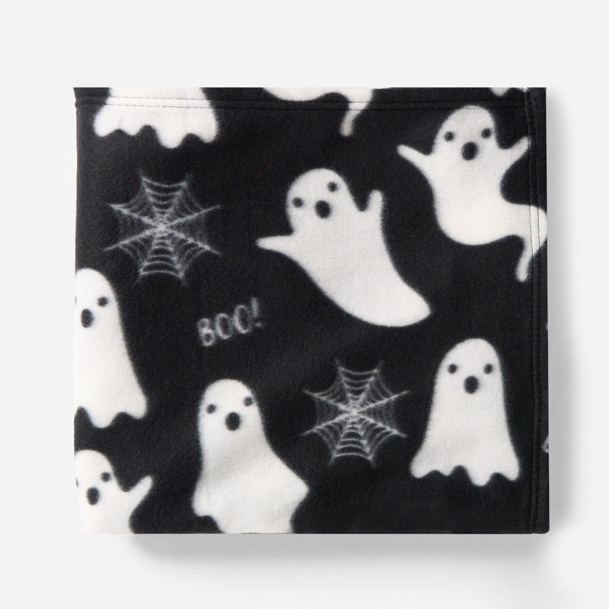 Ghost Fleece Throw – Black