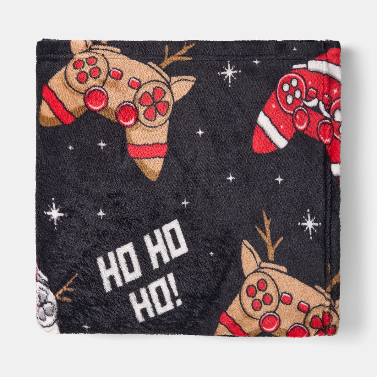 Christmas Gaming Throw – Black