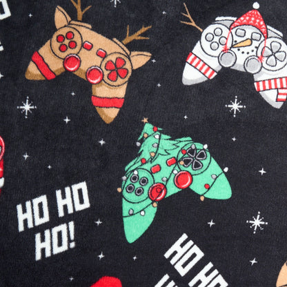 Christmas Gaming Throw – Black