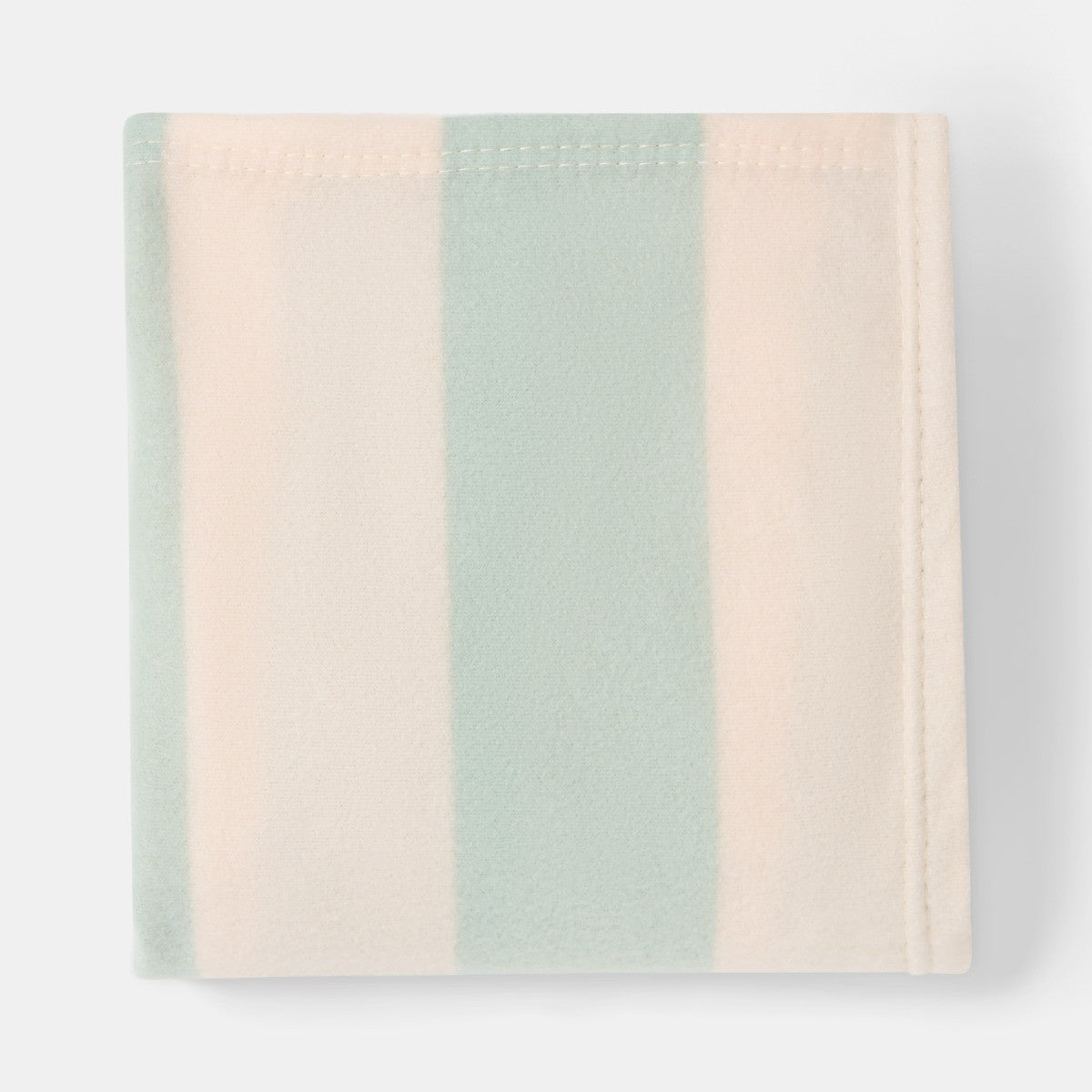 Stripe Fleece Throw – Sage/Cream
