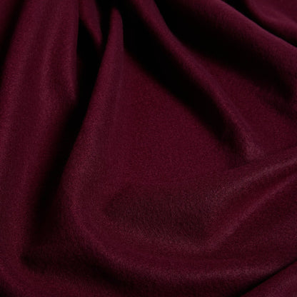 Plain Fleece Throw – Burgundy