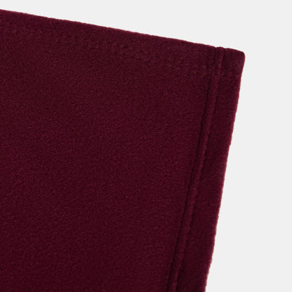 Plain Fleece Throw – Burgundy