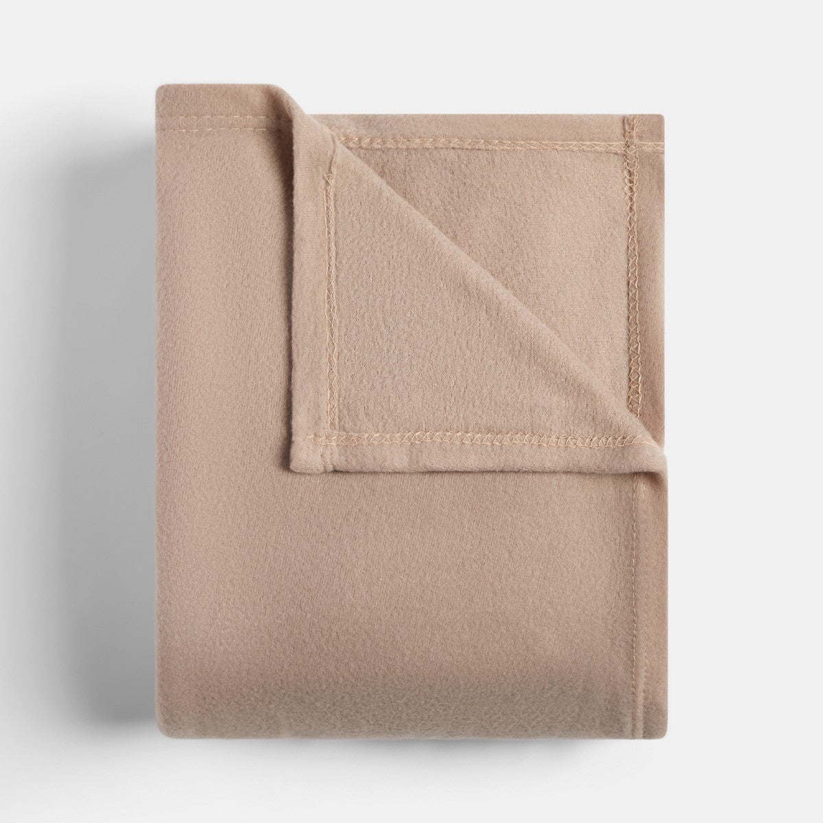 Plain Fleece Throw – Mink