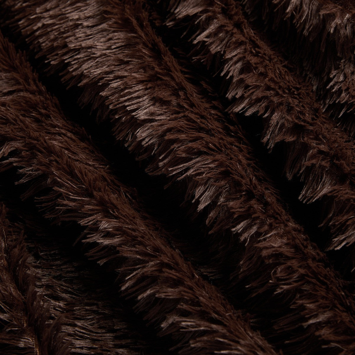 Fluffy Fleece Throw – Chocolate
