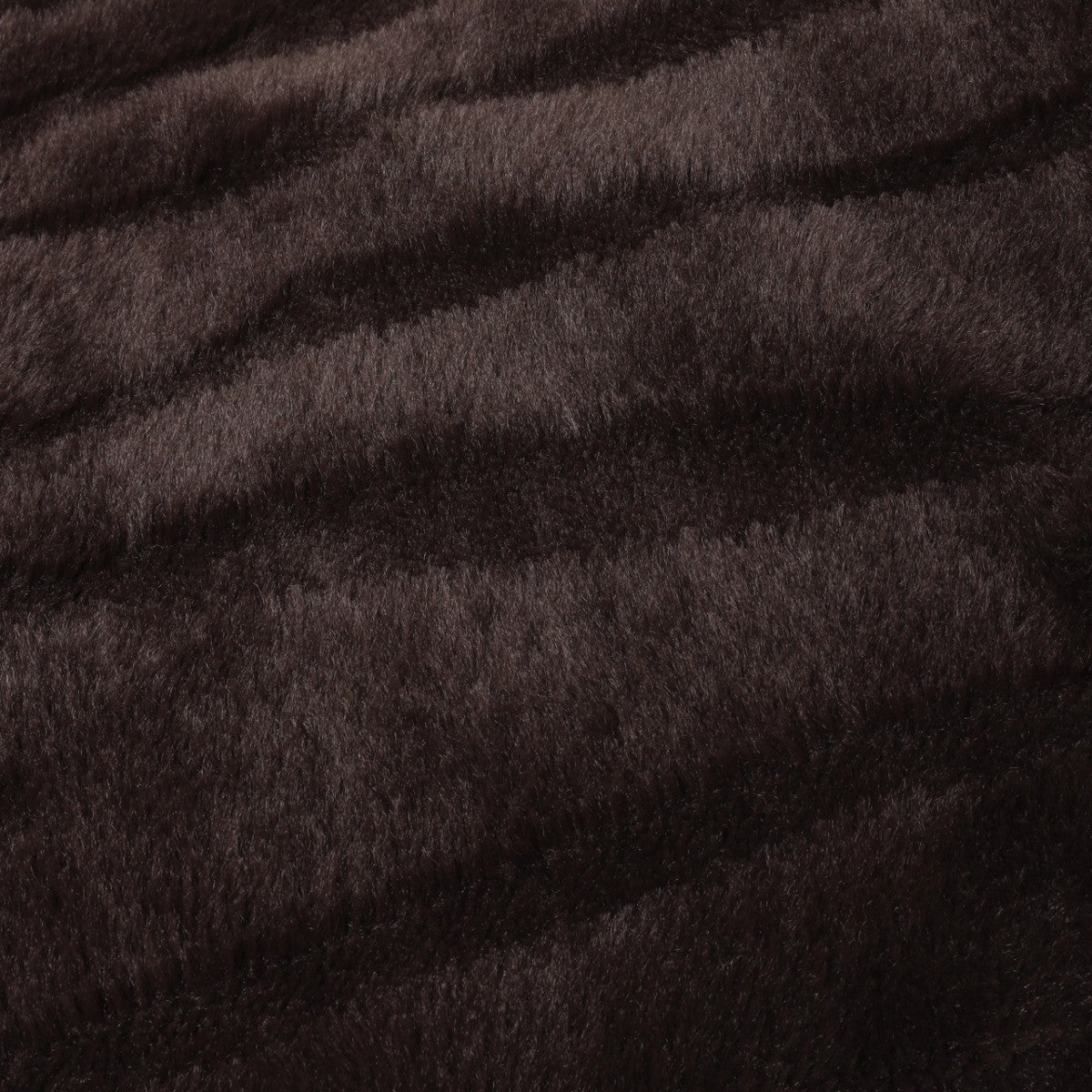 Carved Faux Fur Throw – Coffee