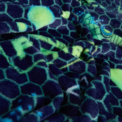 Kids Gaming Controller Print Throw – Green/Blue