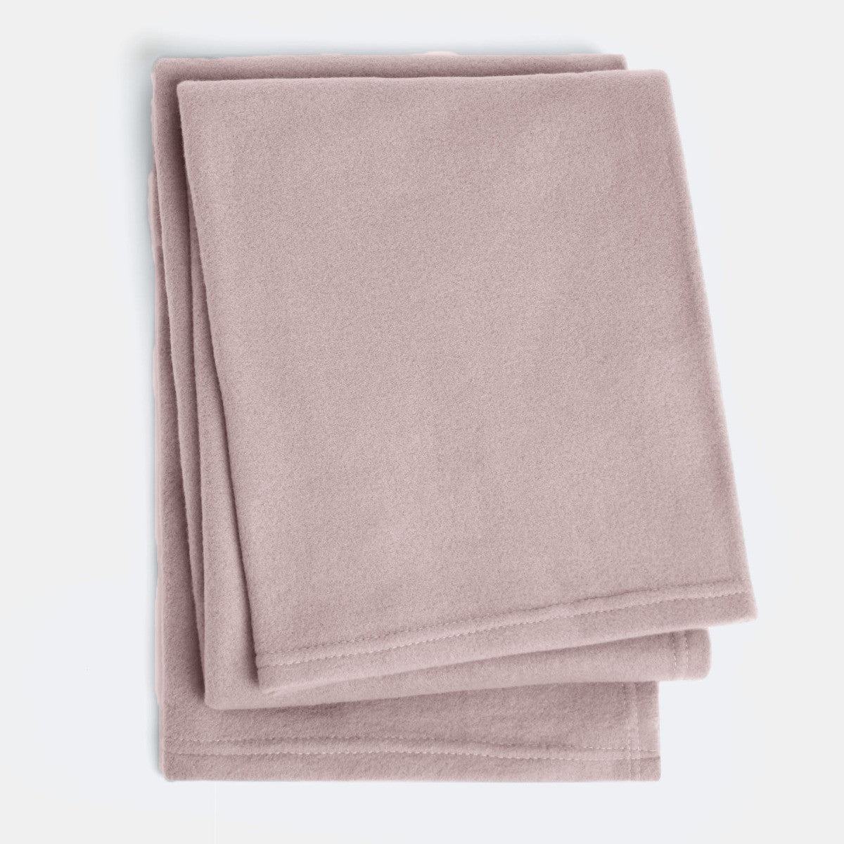 Plain Fleece Throw – Blush Pink