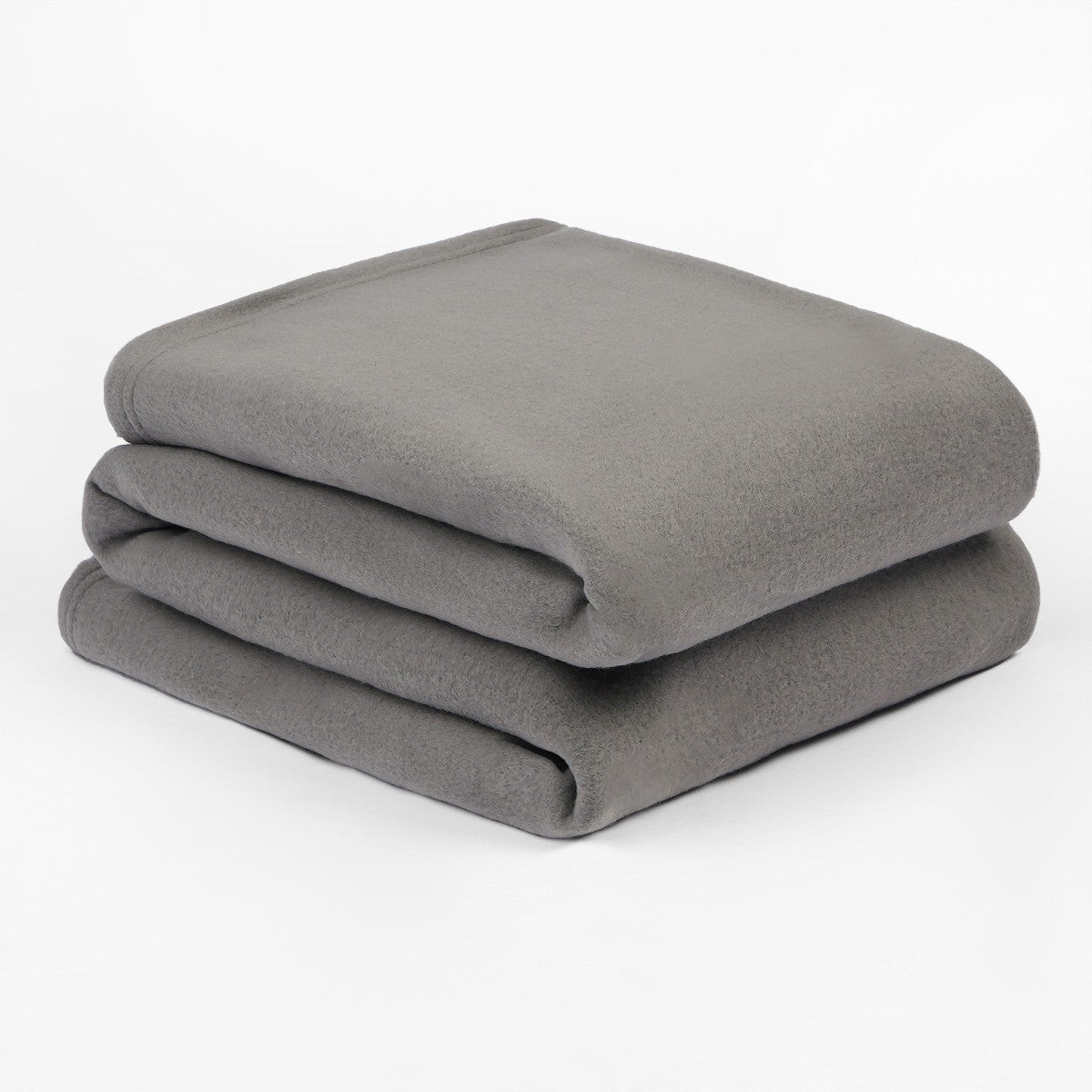 Plain Fleece Throw – Charcoal