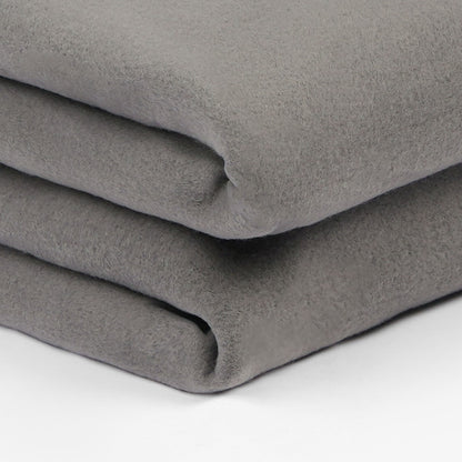 Plain Fleece Throw – Charcoal