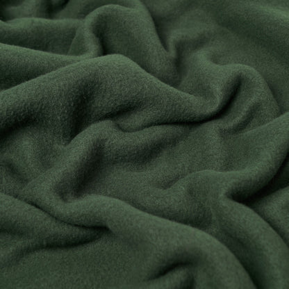 Plain Fleece Throw – Forest Green