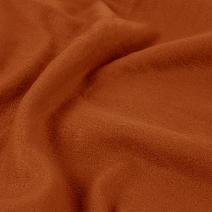 Plain Fleece Throw – Burnt Orange