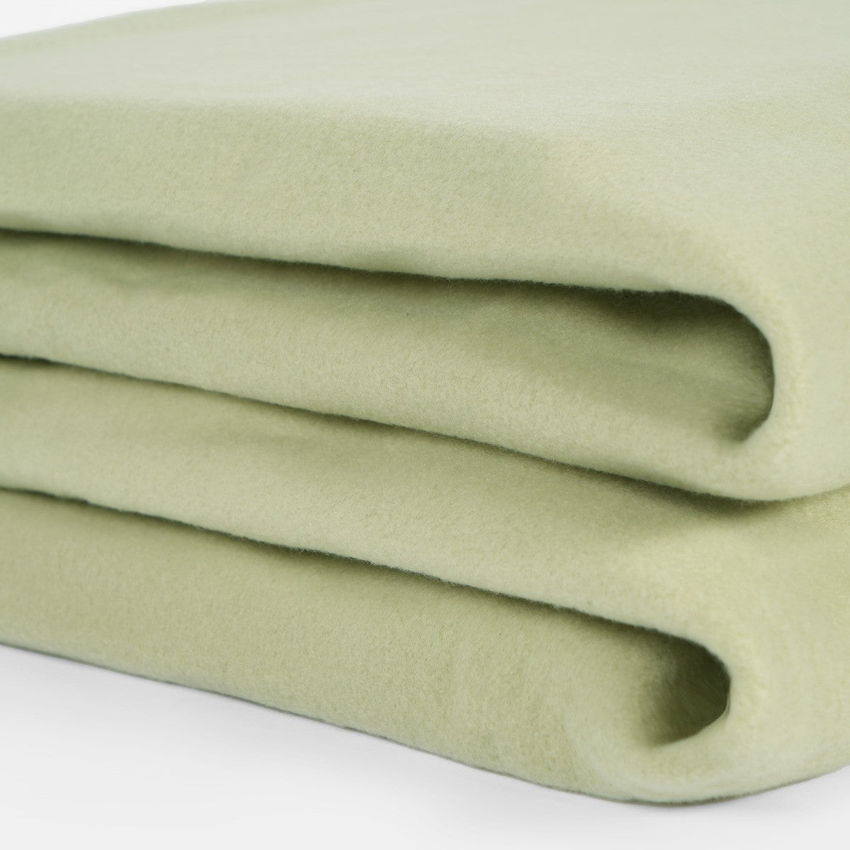 Plain Fleece Throw – Sage