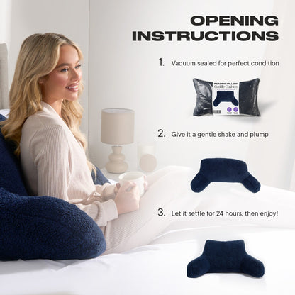 Teddy Cuddle Cushion – Navy