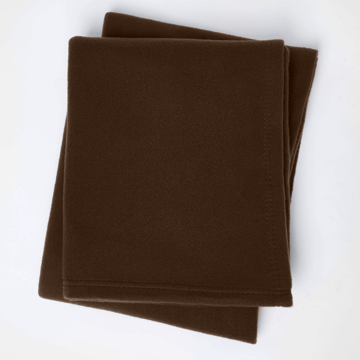 Plain Fleece Throw – Chocolate