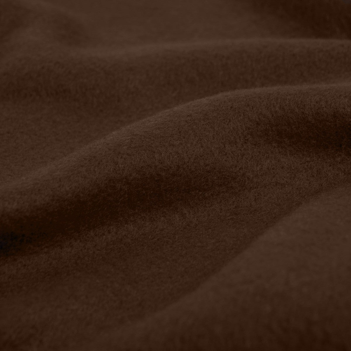 Plain Fleece Throw – Chocolate