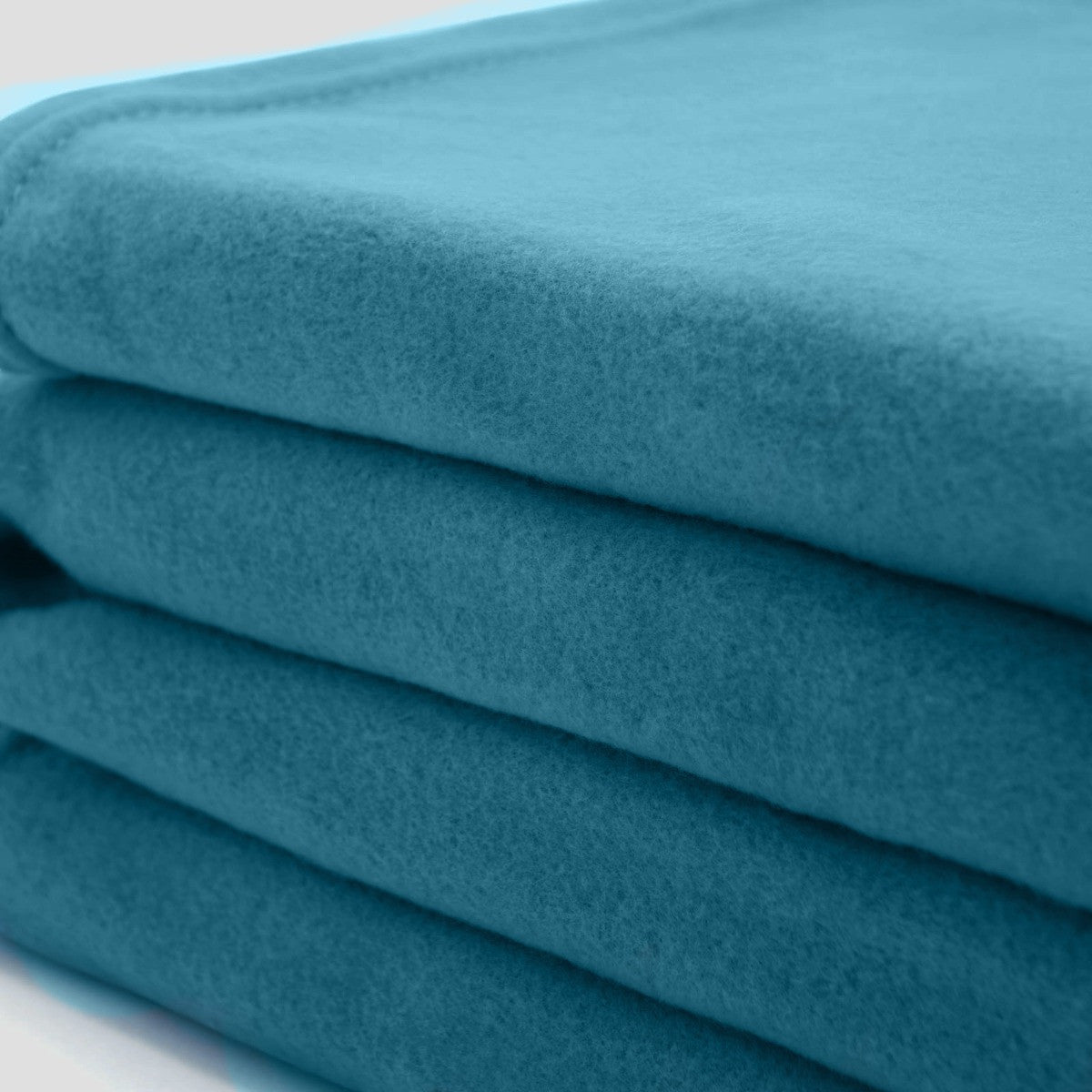Plain Fleece Throw – Teal