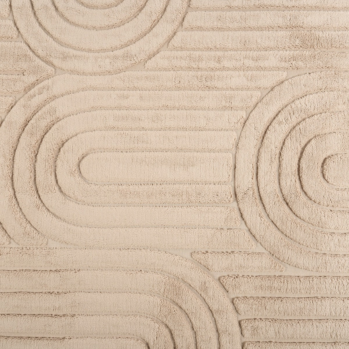 Tufted Arches Rug – Mink
