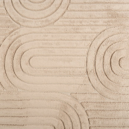 Tufted Arches Rug – Mink