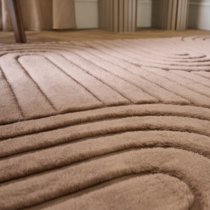Tufted Arches Rug – Mocha
