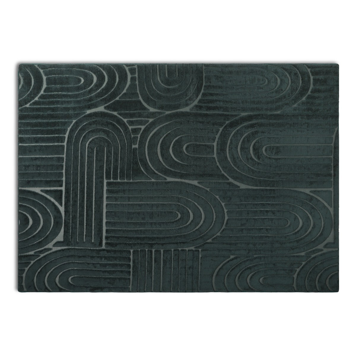 Tufted Arches Rug – Green