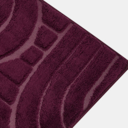 Tufted Arches Rug – Burgundy