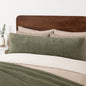 Teddy Bolster Pillow – Woodland Green