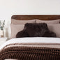 Long Hair Cuddle Cushion – Coffee