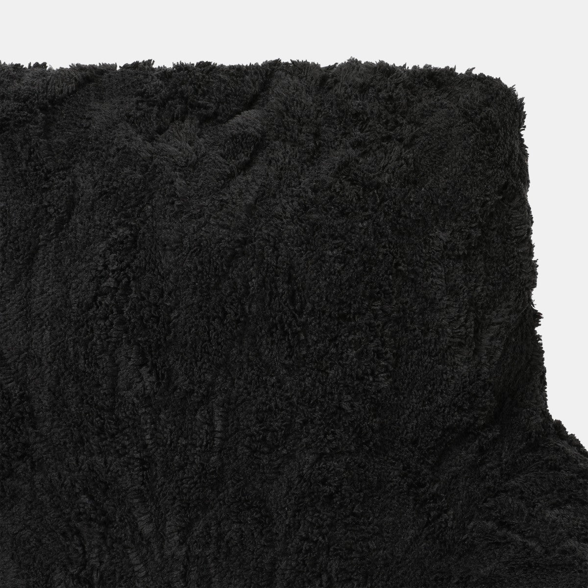 Cable Knit Cuddle Cushion – Black