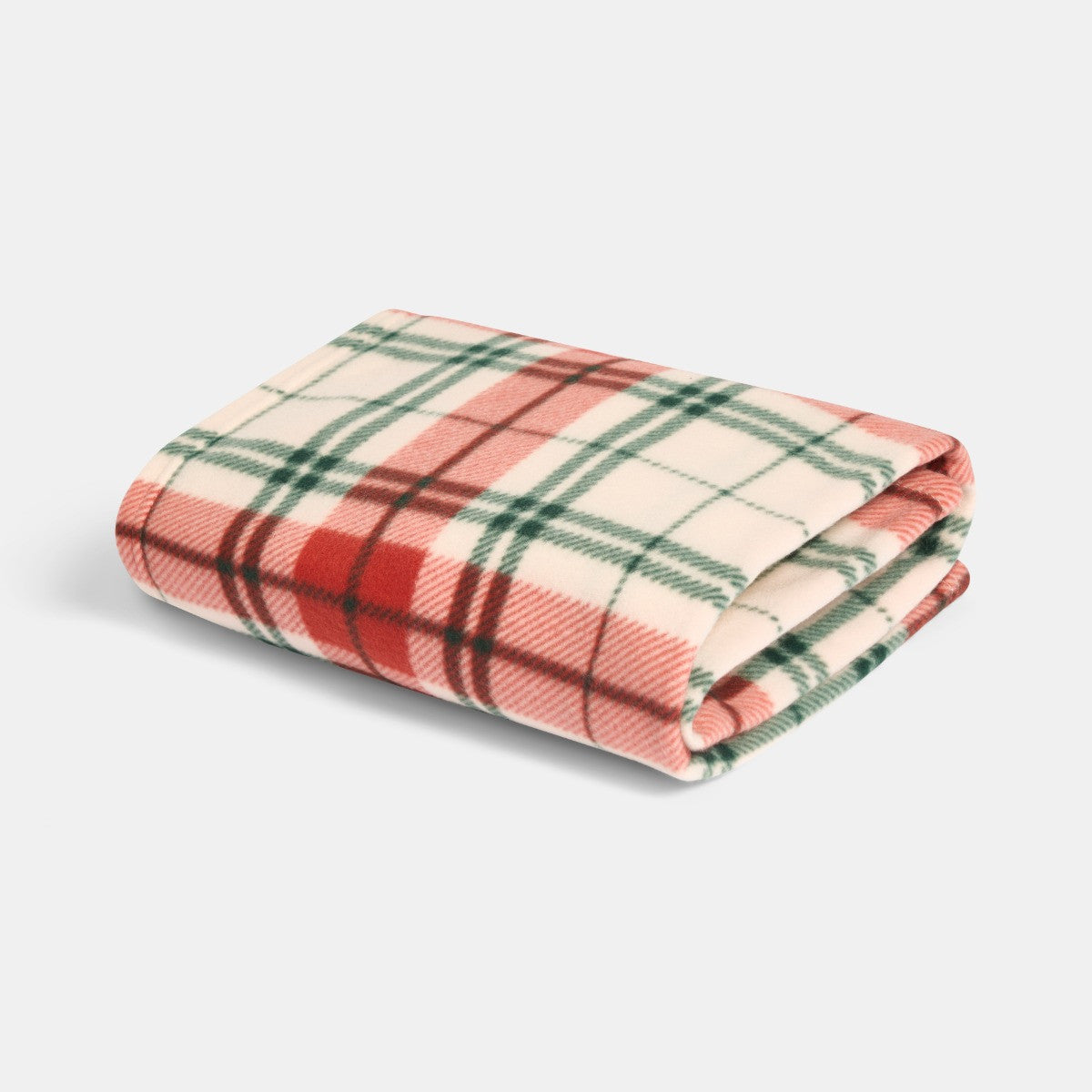 Christmas Check Throw – Red/White